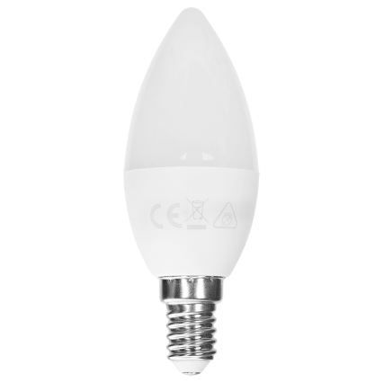 LED RGBW izzó C37 E14/4,8W/230V 3000K + távirányító - Aigostar