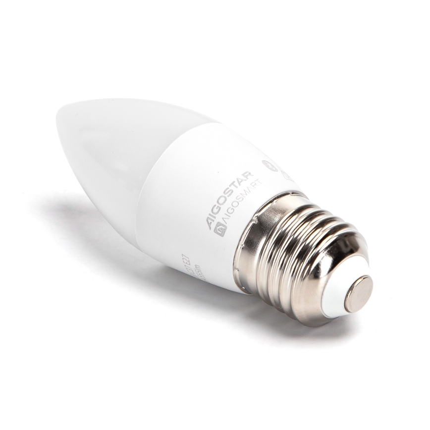 LED RGBW Dimmeres izzó C37 E27/4,9W/230V 2700-6500K - Aigostar