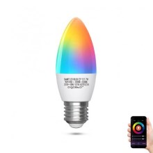 LED RGBW Izzó C37 E27/7W/230V 3000-6500K Wi-Fi - Aigostar