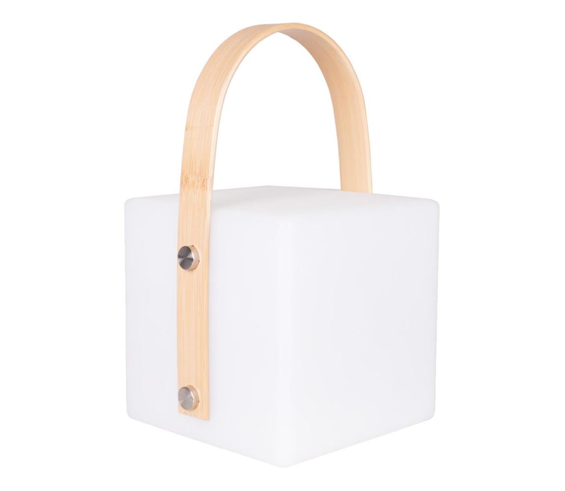 LED RGBW kültéri lámpa MAJORKA LED/0,5W/5V USB 1200 mAh IP44 fehér 330659