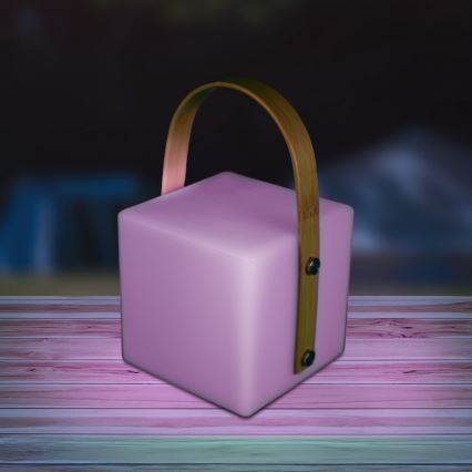 LED RGBW kültéri lámpa MAJORKA LED/0,5W/5V USB 1200 mAh IP44 fehér