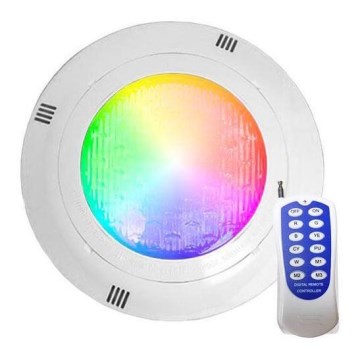LED RGBW medencelámpa LED/45W/12V IP68 + távirányító