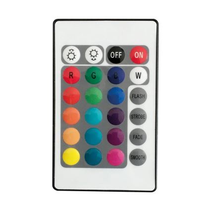 LED RGBW Napelemes lámpa BALL LED/3,7V 1500 mAh átm. 50 cm IP65 + távirányítás