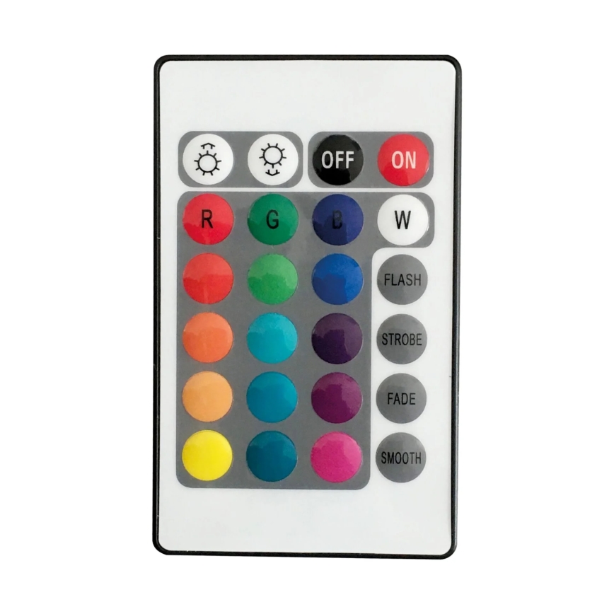 LED RGBW Napelemes lámpa BALL LED/3,7V 1500 mAh átm. 50 cm IP65 + távirányítás