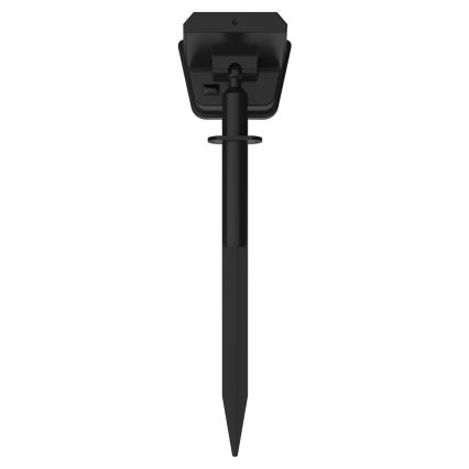 LED RGBW napelemes lámpa érzékelővel LED/3,7V IP54 1200 mAh fekete