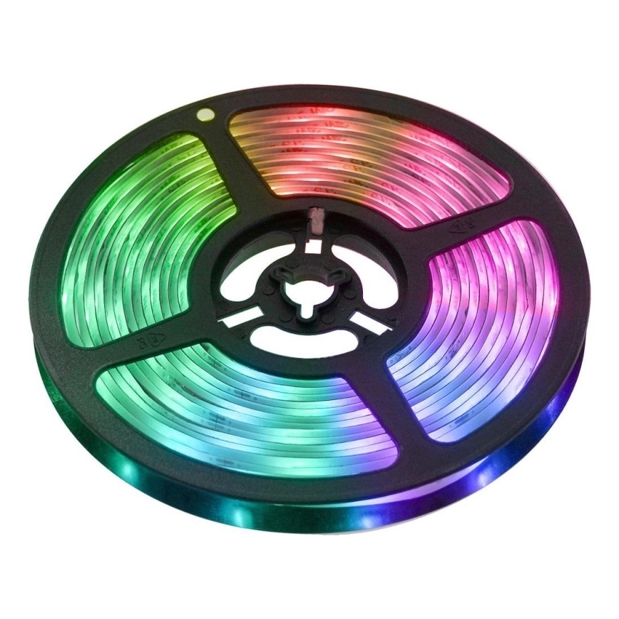 LED RGBW okos, állítható fényerejű szalag 5m LED/230V 2700-6500K Wi-Fi Tuya + távirányító