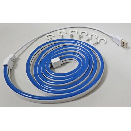 LED Rugalmas Szalag NEON LED/5V USB 1,8 m kék