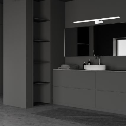 LED SHINE WHITE fürdőszobai tükörvilágítás, 15W/230V, 80 cm, IP44, fehér