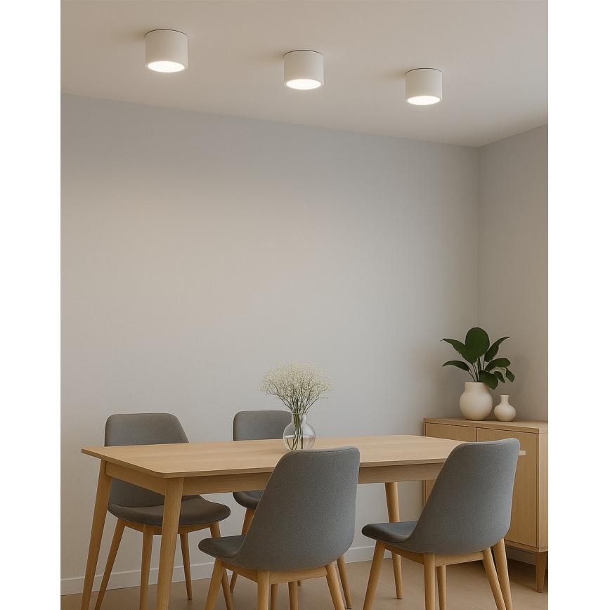 LED spotlámpa 10W/230V, 3000/4000/6400K, átmérő 12 cm, fehér