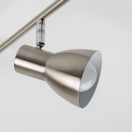 LED spotlámpa 6xE14/5W/230V matt króm