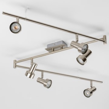 LED spotlámpa 6xGU10/4,7W/230V matt króm