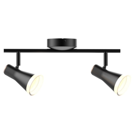 LED Spotlámpa BERG 2xLED/4,2W/230V fekete