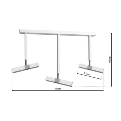 LED Spotlámpa CASTRO 3xG9/7W/230V