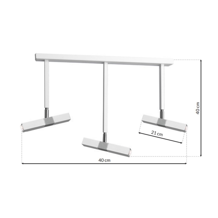 LED Spotlámpa CASTRO 3xG9/7W/230V