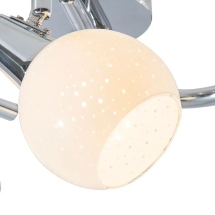 LED Spotlámpa DOXY 3xE14/4W/230V fényezett króm