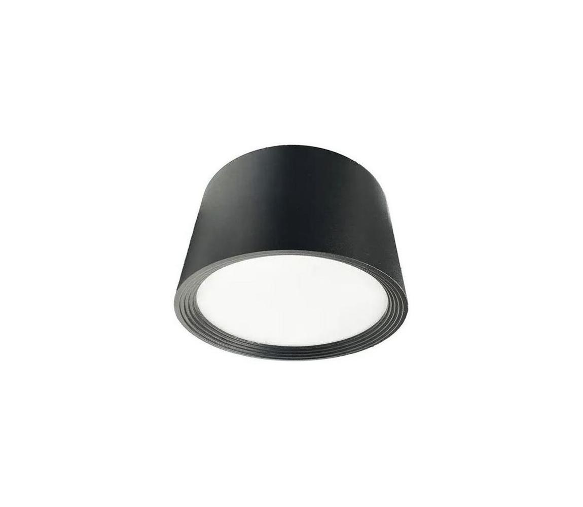 LED Spotlámpa LED/12W/230V 4000K átm. 10 cm fekete LPL522B