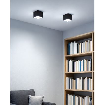 LED spotlámpa LED/5W/230V 3000/4000/6400K 7,5x7,5 cm fekete