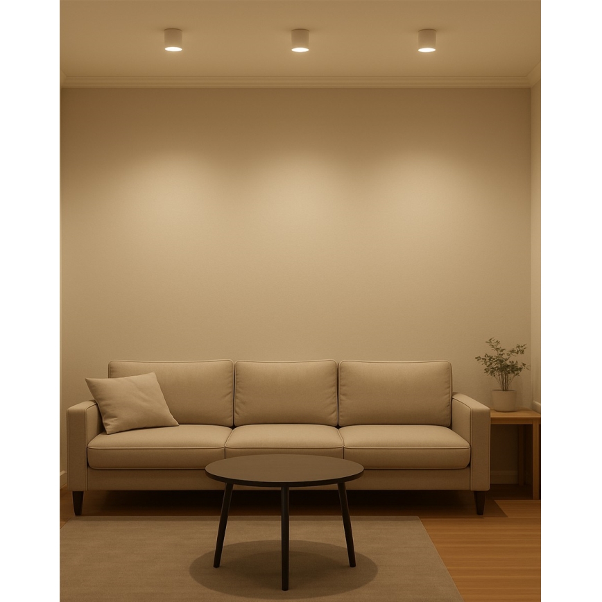 LED spotlámpa LED/5W/230V 3000/4000/6400K átm. 7,5 cm fehér