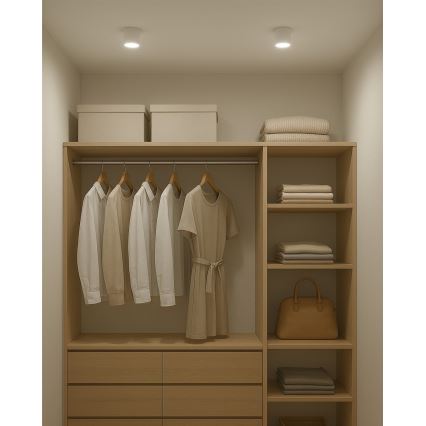 LED spotlámpa LED/5W/230V 3000/4000/6400K átm. 7,5 cm fehér