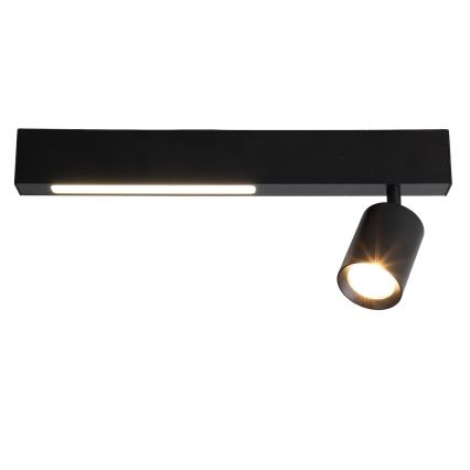 LED Spotlámpa MAGNET LED/5W/230V + 1xGU10/60W 3000/4000K fekete