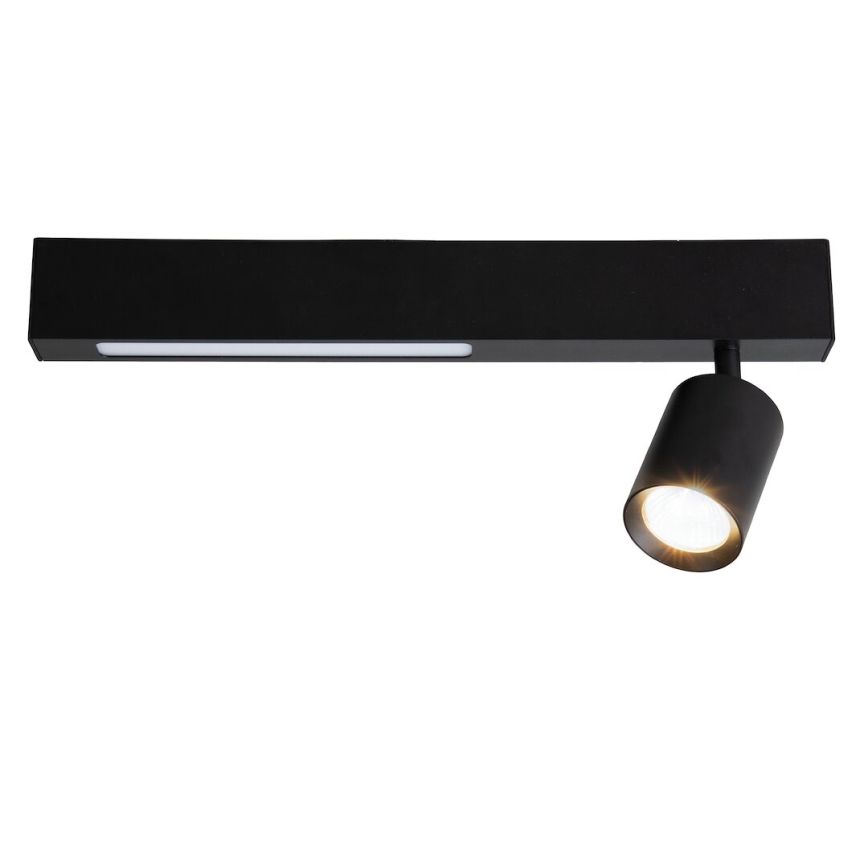 LED Spotlámpa MAGNET LED/5W/230V + 1xGU10/60W 3000/4000K fekete