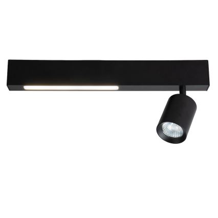 LED Spotlámpa MAGNET LED/5W/230V + 1xGU10/60W 3000/4000K fekete