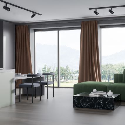 LED spotlámpa mágneses sínrendszerhez LED/10W/48V fekete