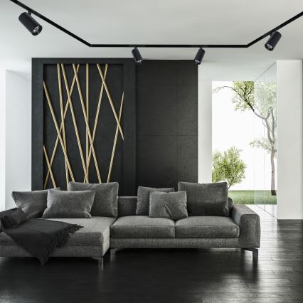 LED Spotlámpa sínrendszerhez MAGNETIC TRACK LED/10W/48V 3000K fekete