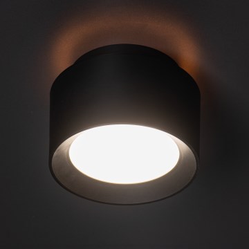 LED spotlámpa SONOR LED/12W/230V 3000/4000/5700K + LED/1,5W 2200K átm. 14 cm fekete