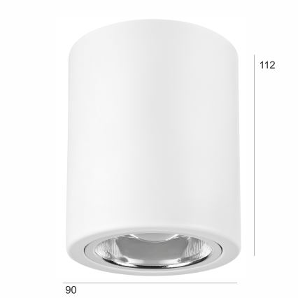 LED spotlámpa TACO 1xE27/15W/230V fehér