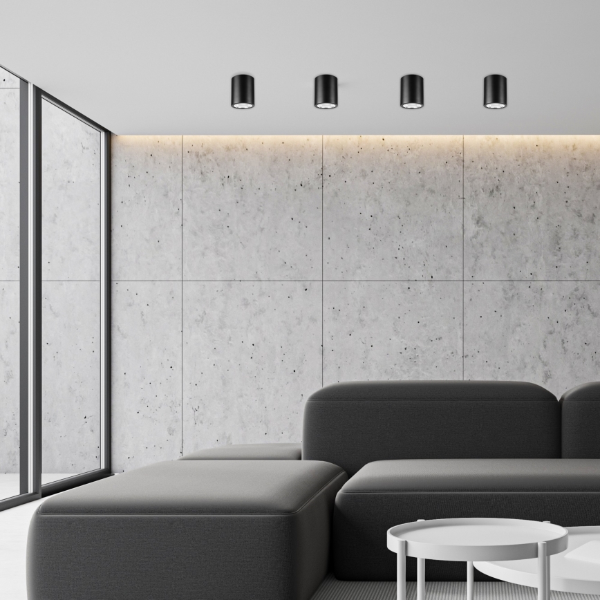 LED spotlámpa TACO 1xE27/15W/230V fekete