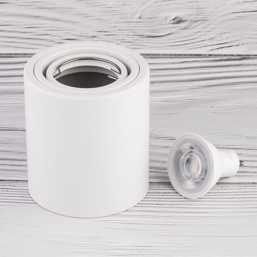 LED Spotlámpa TUBA 1xGU10/5W/230V 2700K fehér