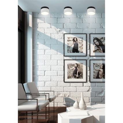 LED Spotlámpa TUBA LED/9W/230V fehér/fekete