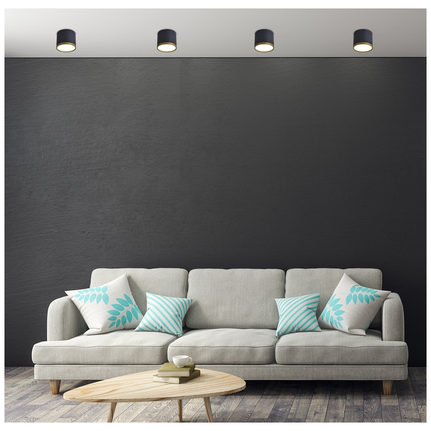 LED spotlámpa TUBA LED/9W/230V fekete/arany