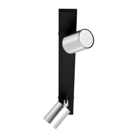 LED Spotlámpa TUNE 2xGU10/4,8W/230V matt króm/fekete