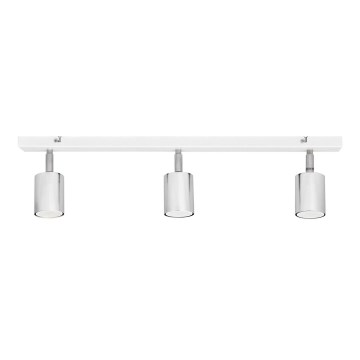LED Spotlámpa TUNE 3xGU10/4,8W/230V matt króm/fehér