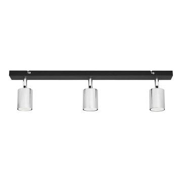 LED Spotlámpa TUNE 3xGU10/4,8W/230V matt króm/fekete