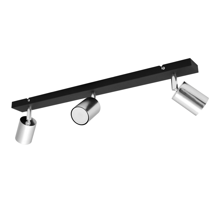 LED Spotlámpa TUNE 3xGU10/4,8W/230V matt króm/fekete