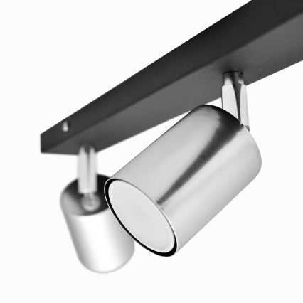 LED Spotlámpa TUNE 3xGU10/4,8W/230V matt króm/fekete