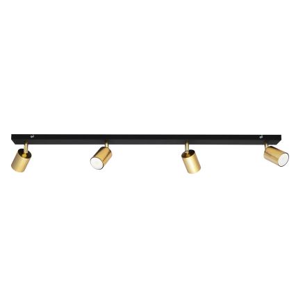 LED Spotlámpa TUNE 4xGU10/4,8W/230V arany/fekete