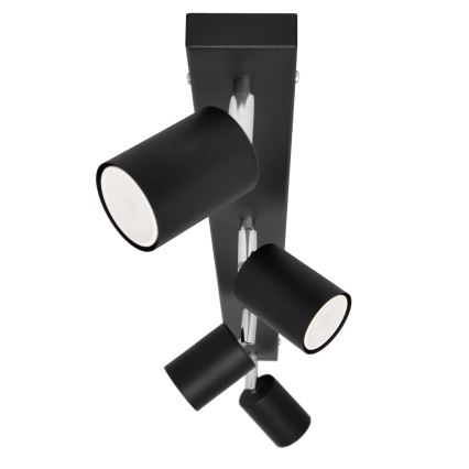 LED Spotlámpa TUNE 4xGU10/4,8W/230V fekete