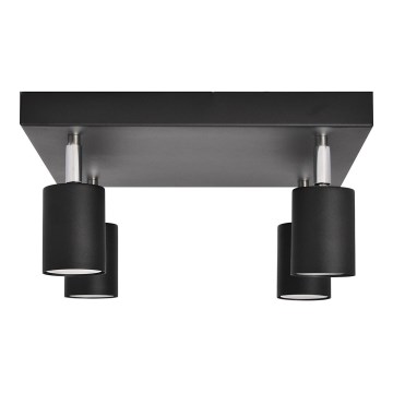 LED Spotlámpa TUNE 4xGU10/4,8W/230V fekete