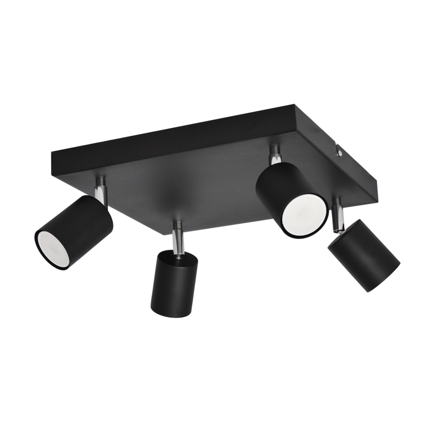 LED Spotlámpa TUNE 4xGU10/4,8W/230V fekete