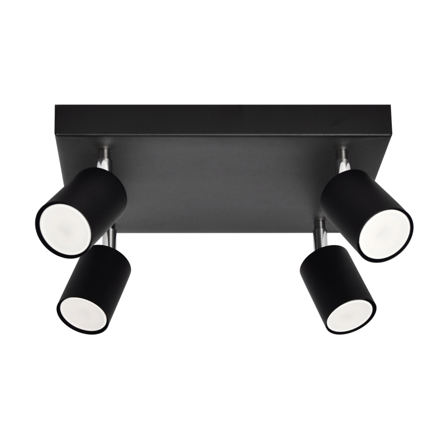 LED Spotlámpa TUNE 4xGU10/4,8W/230V fekete