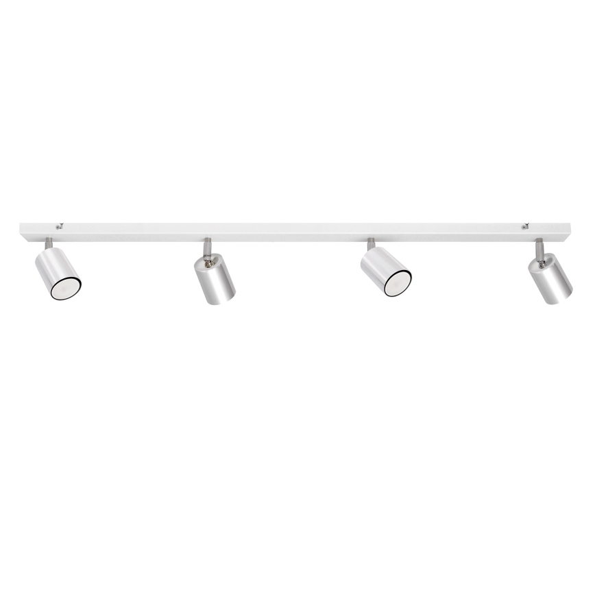 LED Spotlámpa TUNE 4xGU10/4,8W/230V matt króm/fehér