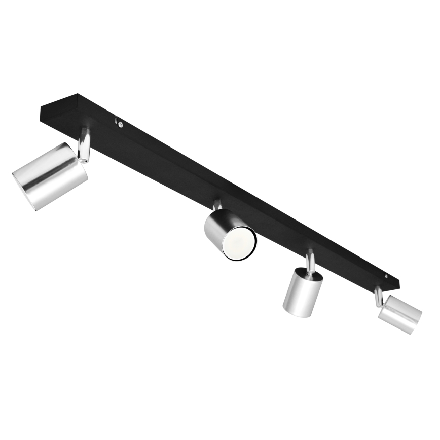 LED Spotlámpa TUNE 4xGU10/4,8W/230V matt króm/fekete