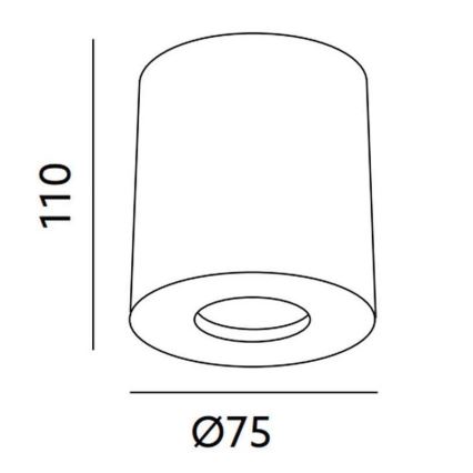 LED Spotlámpa VALLE LED/4,2W/230V