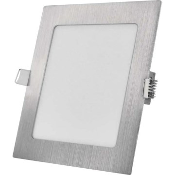 LED süllyesztett lámpatest NEXXO LED/12,5W/230V 3000/3500/4000K ezüstszínű 17x17 cm