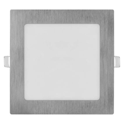 LED süllyesztett lámpatest NEXXO LED/12,5W/230V 3000/3500/4000K ezüstszínű 17x17 cm