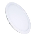 LED süllyesztett mennyezeti lámpa LED/24W/230V 3000/4000/6000K Ø 30 cm fehér